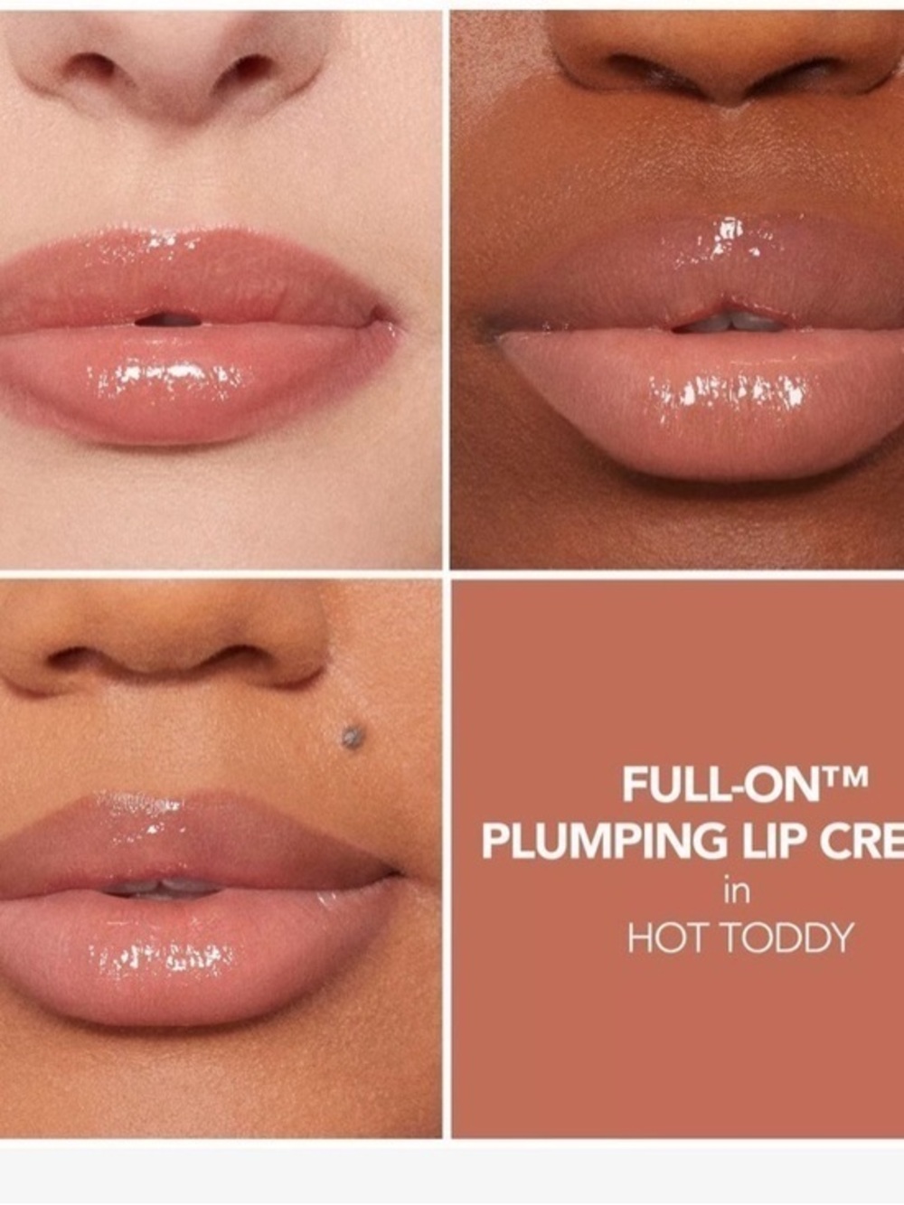 Buxom HOT TODDY Full-On™ Plumping Lip Cream — Sheer Nude Gloss
